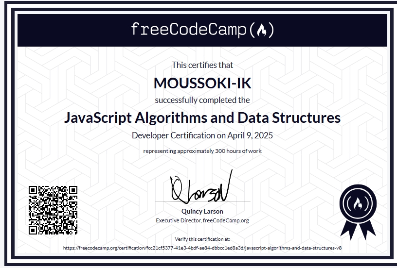 JavaScript Certification